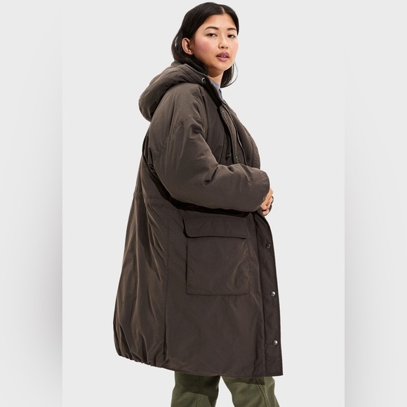 American Eagle | Puffer Parka in Dusty Sage Size M NEW